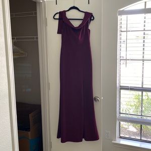 Lulu’s Long Maroon Dress